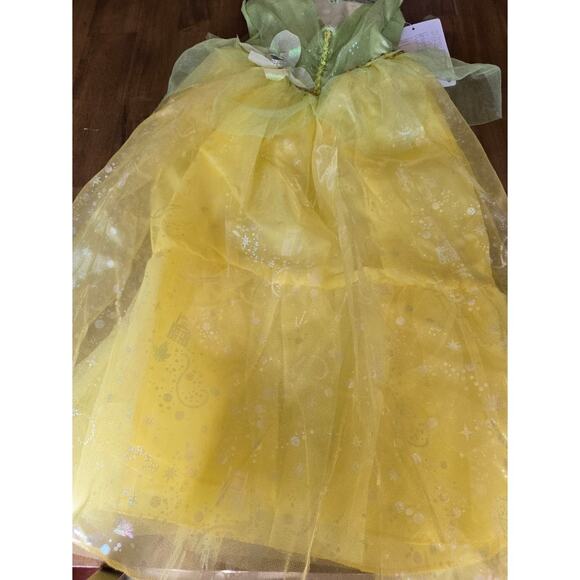 Disney Princess Kids' the Princess and the Frog Tiana Deluxe Costume Dress 7-8 - Picture 5 of 10